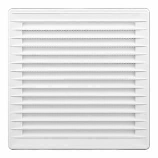 Ventilation gitter EDM 87724 Hvid 17 x 17 x 1,15 cm moskitonet